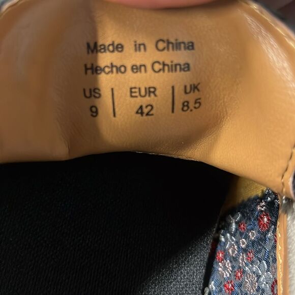 NWOB Steve Madden men’s dress shoes Slip ons with ortholite Gray Tan 9 - Picture 9 of 9